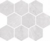 CERAMIKA KOŃSKIE braga white mosaic 23,5x28,6 g1 szt